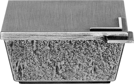 Wijwaterbakje h = 6 cm, 12 x 8 cm - Afbeelding 2