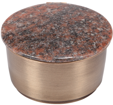 Holy water font with lid in granite ARUBA h = 8 cm, d = 12,5 cm - Image 5