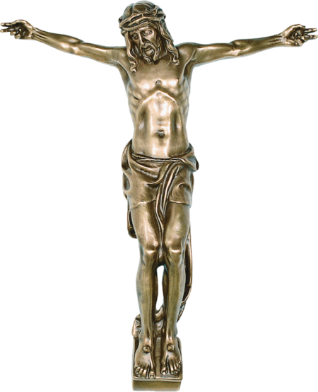 Corps de Christ ronde bosse 50 x 41 cm