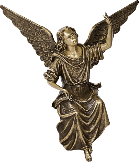 Zittende angel volplastisch h = 25 cm, 25 x 15 cm - Afbeelding 7
