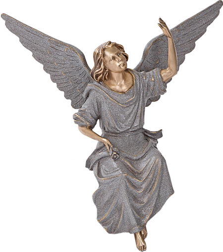 Zittende angel volplastisch h = 25 cm, 25 x 15 cm - Afbeelding 8