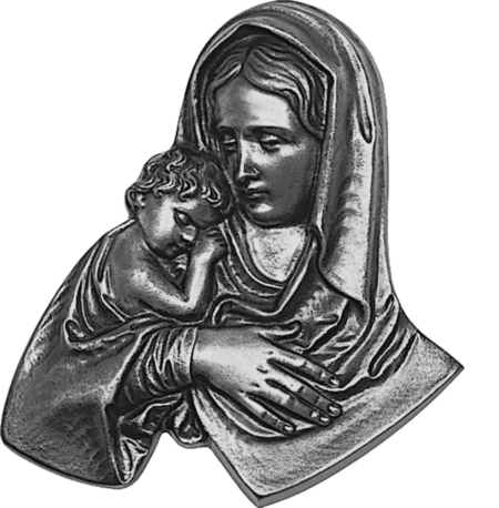 Madonna with child 22 x 20 cm - Image 2
