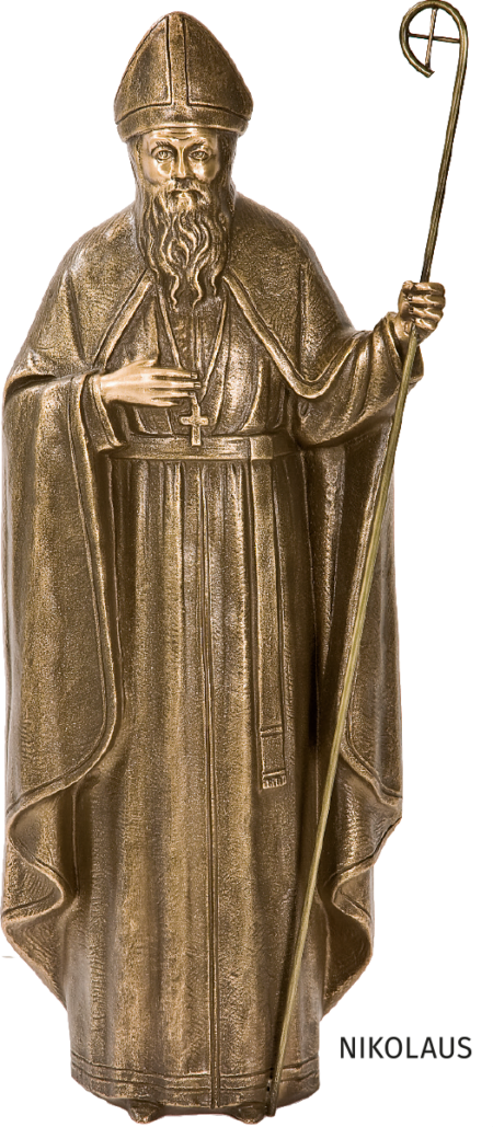 Bas-relief d'un saint, divers saints Nikolaus 25 x 12 cm – Image 3