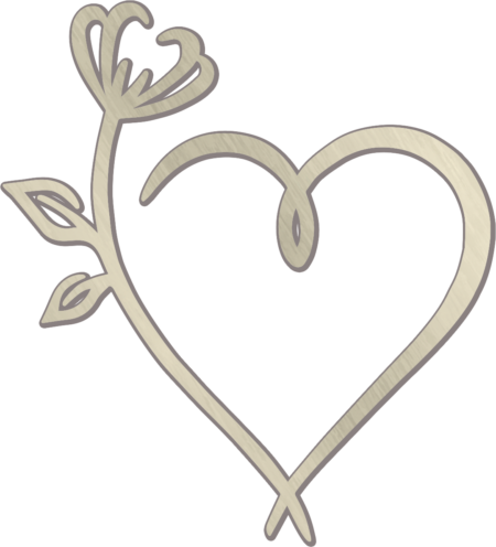Herz mit Blume – Bild 2