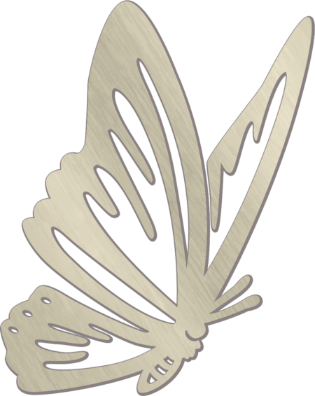 Vlinder 8 x 7 cm - Afbeelding 2