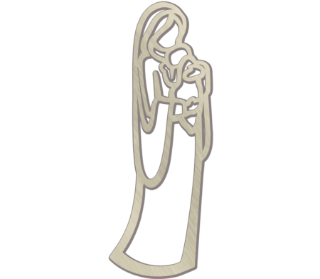 Mother and child 10 x 3,5 cm - Image 2