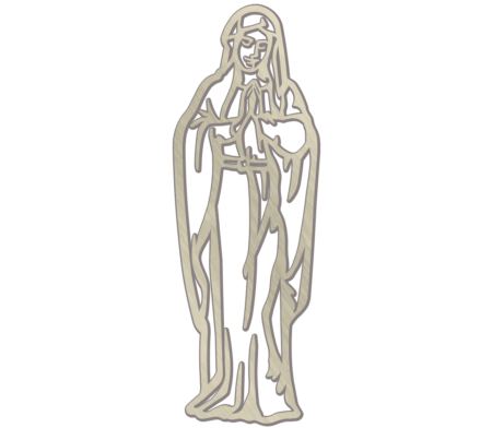Praying woman 15 x 5,5 cm - Image 2