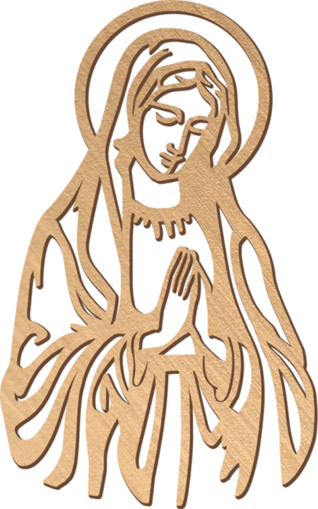 Praying woman 10 x 6 cm