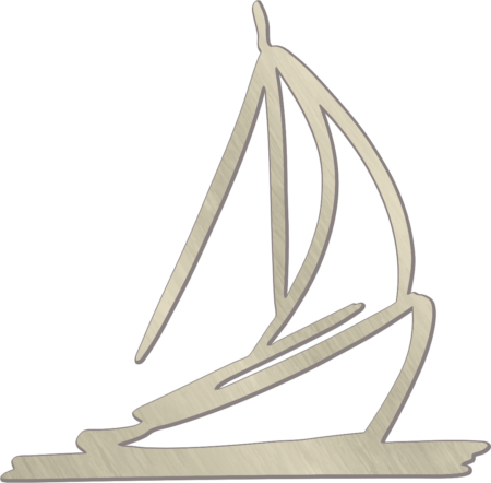 Sailboat 12 x 12 cm - Image 2