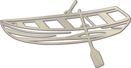 Bateau à rames 8 x 15 cm – Image 2