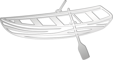 Bateau à rames 8 x 15 cm – Image 3