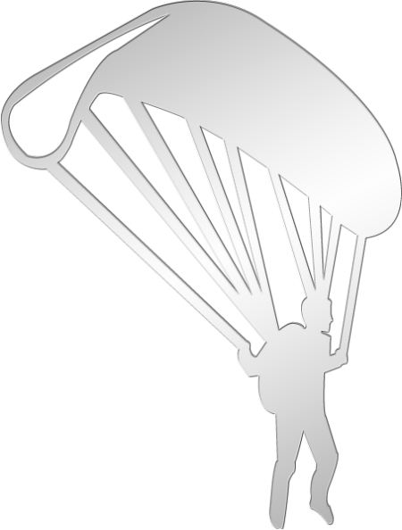 Paraglider 10 x 8 cm - Afbeelding 3