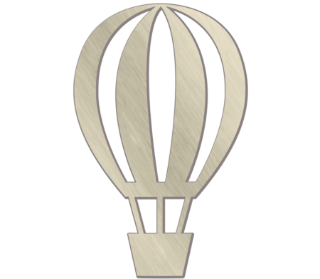 Heteluchtballon 8 x 5 cm - Afbeelding 2