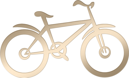 Bicycle 8 x 14 cm