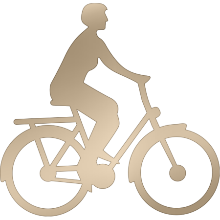 Radfahrerin