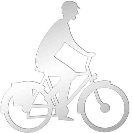 Cyclist 11 x 11 cm - Image 3