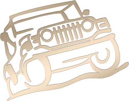 Jeep 6 x 8 cm