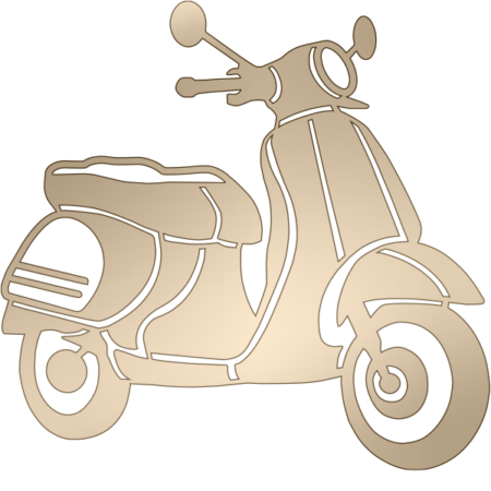 Scooter 12 x 11 cm