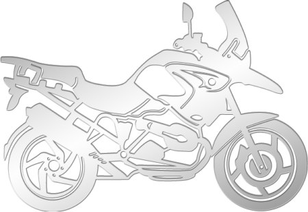 Motorfiets 10 x 15 cm - Afbeelding 3