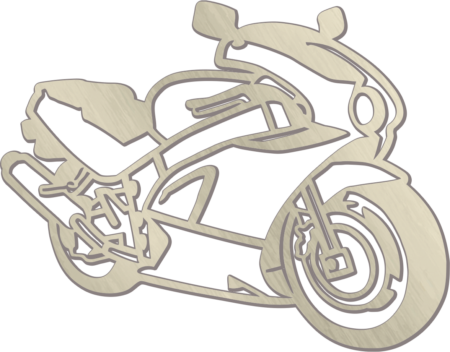 Motocyclette 10 x 13 cm – Image 2