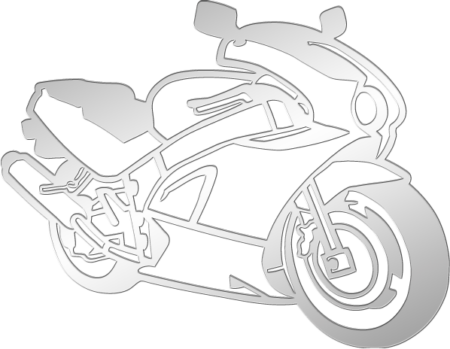 Motocyclette 10 x 13 cm – Image 3