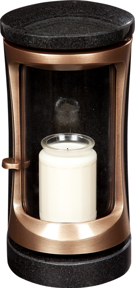 Granite lamp with metal insert 57722 ARUBA h = 26 cm, d = 13 cm - Image 10