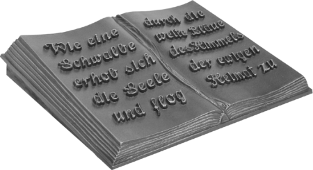 Offenes Buch mit Text (M) in Schriftart Nr. 10001 - 10099 – Bild 2