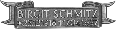 Banderole mit erhabener Schrift (M) Schriftart Nr. 10002/10005 10013/10035 – Bild 2