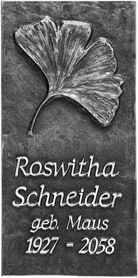 Namenstafel ohne Rand Größe 18 x 9 cm, d = 10 mm mit Motiv T, M, E, K, R, V, S – Bild 4