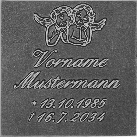 Namenstafel ohne/mit Rand (F) mit Motiv, Mehrtext oder beliebiger Tafelkont – Bild 12