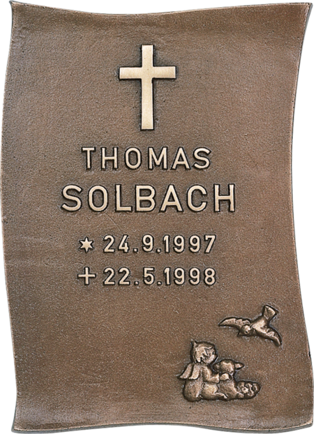 Plaque avec motif avec texte en police no. 10002/10005/10013/10035 20 x 26 c