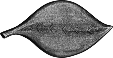 Stylized leaf 14 x 7 cm links/rechts mit Name und Jahreszahlen Schriftart: - Image 24