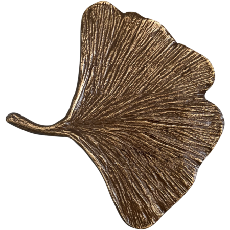 Ginkgo-blad 10 x 9 cm links/rechts mit Name und Jahreszahlen Schriftart:Fre - Afbeelding 11