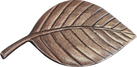 Beech leaf 12,5 x 6,5 cm links/rechts mit Name und Jahreszahlen Schriftart: - Image 5