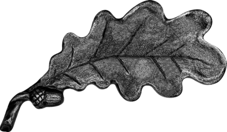 Oakleaf 13 x 6 cm links/rechts mit Name und Jahreszahlen Schriftart: Free - Image 6
