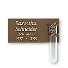 Urnentafeln mit Vase