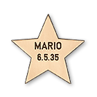 Sterne mit Text