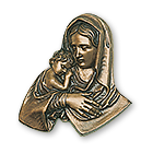 Madonnen mit Kind, Relief