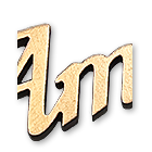 Lettres découpées